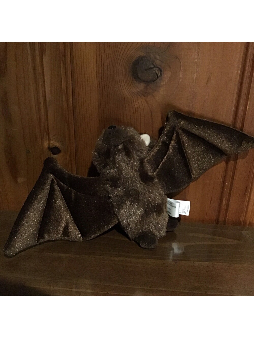 Aurora Brown Plush hanging Bat Plush 11” Stuffed Animal Toy